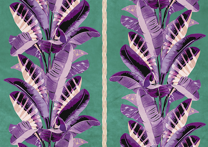 Miami, Purple - Made To Measure Curtains - Image 9